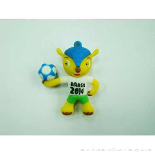 Football Man USB Flash Drive/Customized Package/Printing, 3-year Warranty, 64MB-128GB/Grade A 50 MOQ